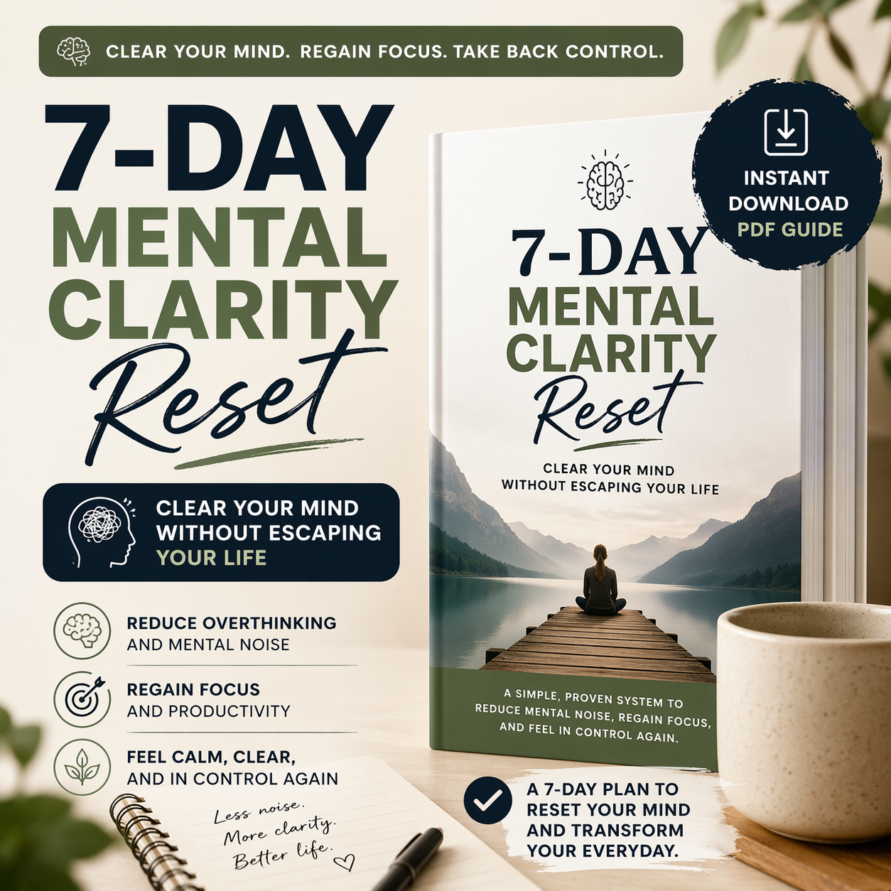 7-Day Mental Clarity Reset (Stop Overthinking & Fix Your Focus)